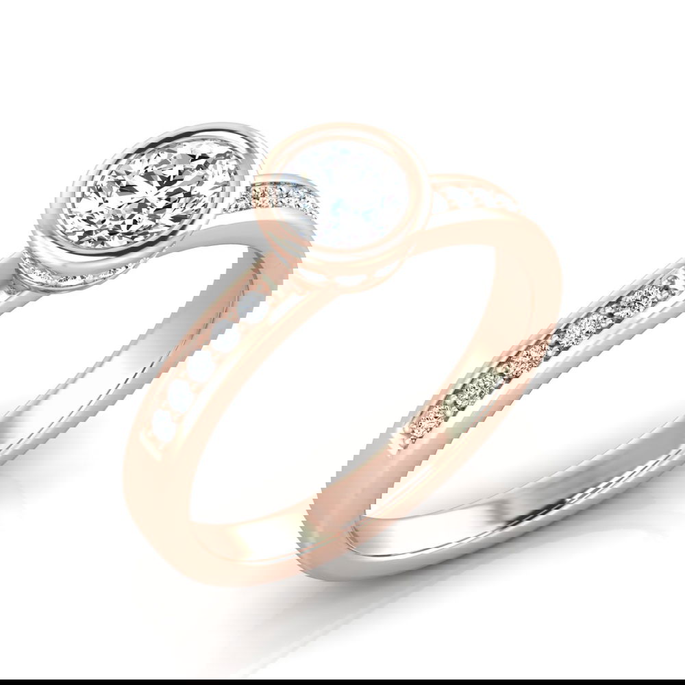 Verlobungsring VR30 333er Roségold - 8050