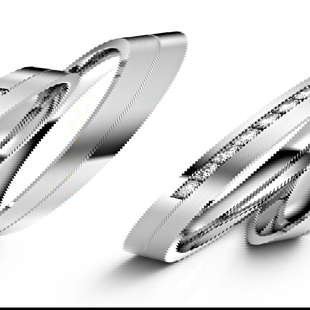 ASF Trauringe Partnerringe E012 Edelstahl - 2994
