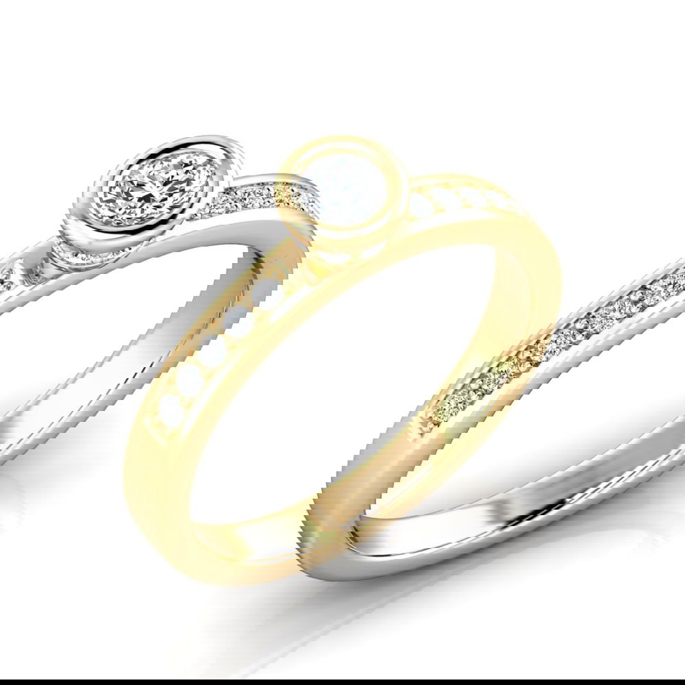 Verlobungsring VR30 333er Gelbgold - 8033