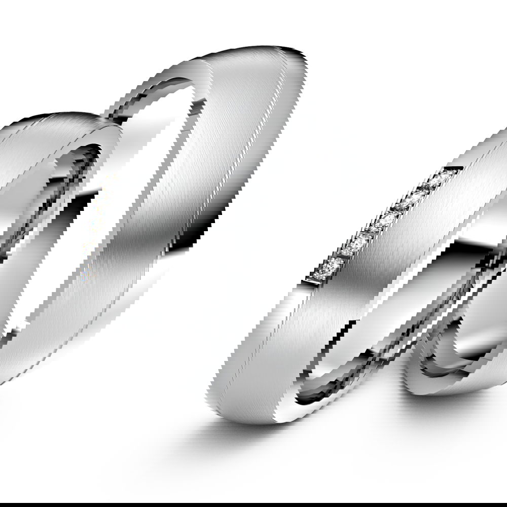 ASF Trauringe Partnerringe E001 Edelstahl - 2481