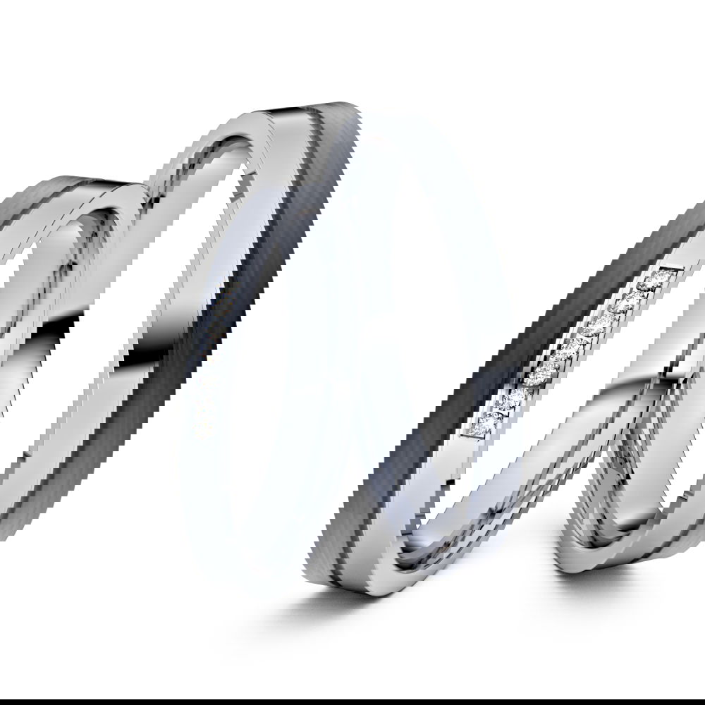 Trauringe Boston 950er Platin - 3494 - Eheringe - Hochzeitsringe
