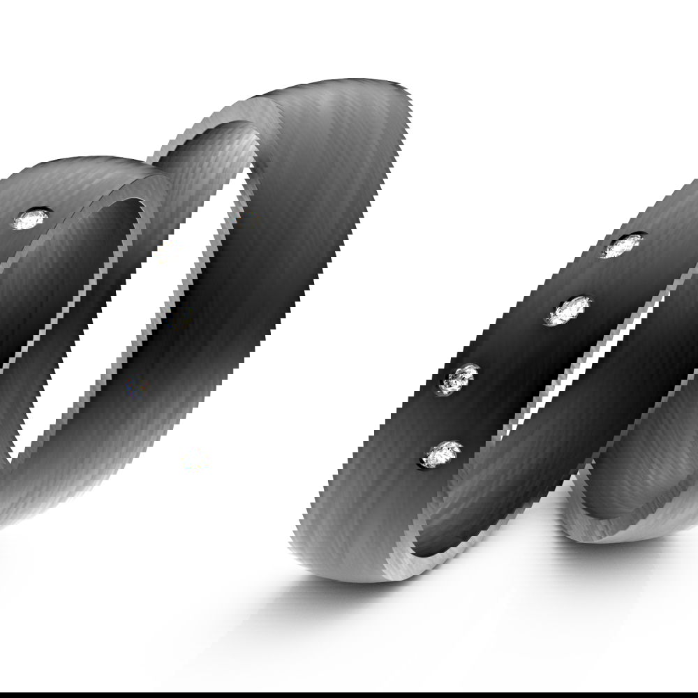 ASF Trauringe Partnerringe S008 Carbon - 7773