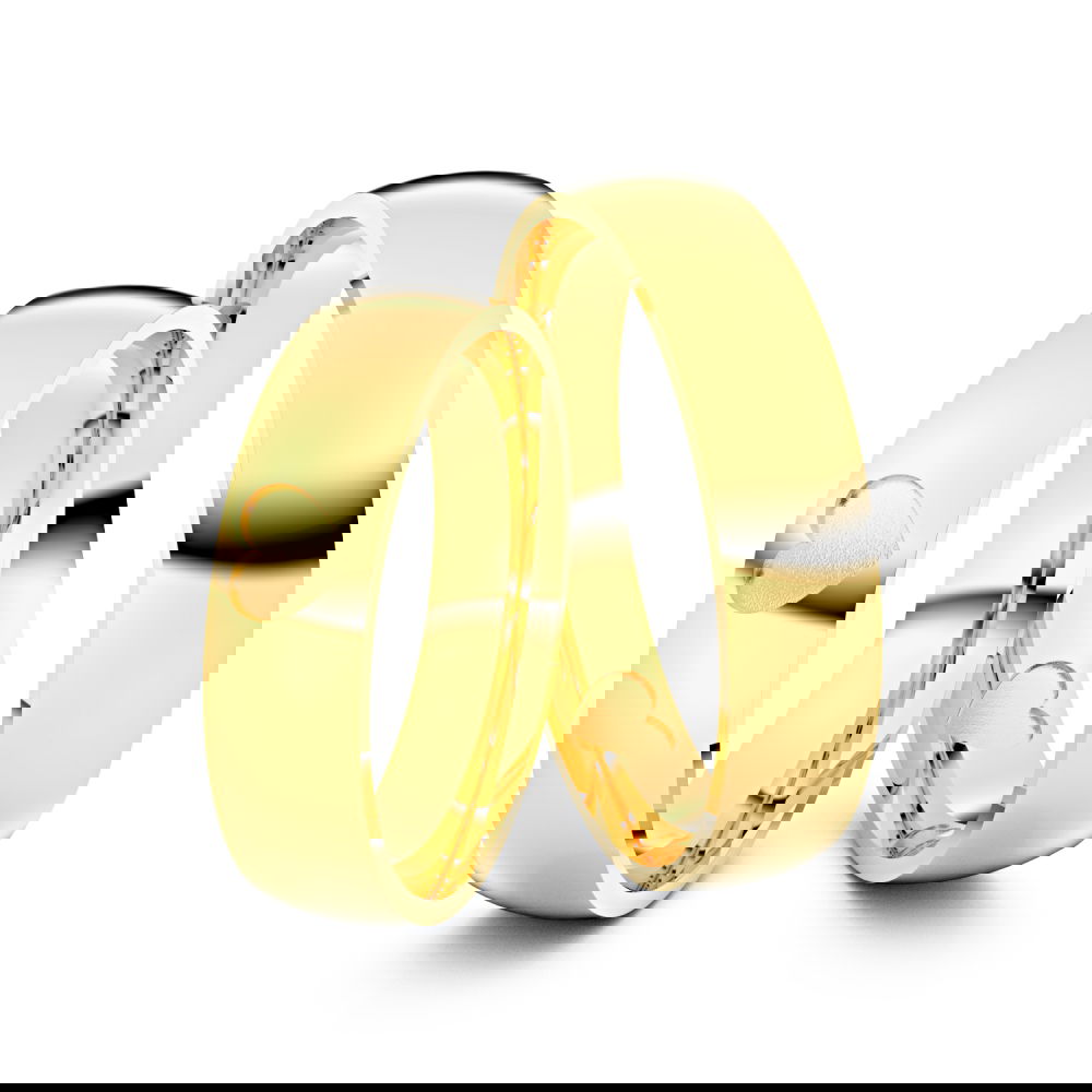 Trauringe Herz an Herz 585er Gelbgold - 3792
